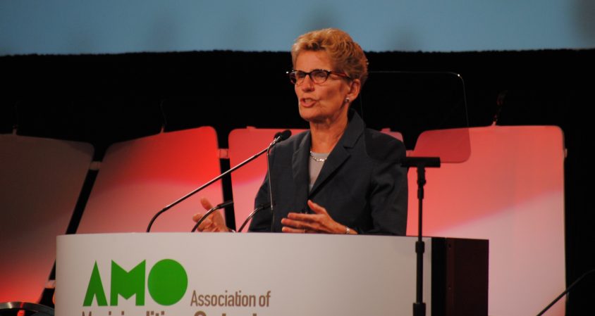 Wynne tells AMO Queen's Park will be a partner, admits 'strains'
