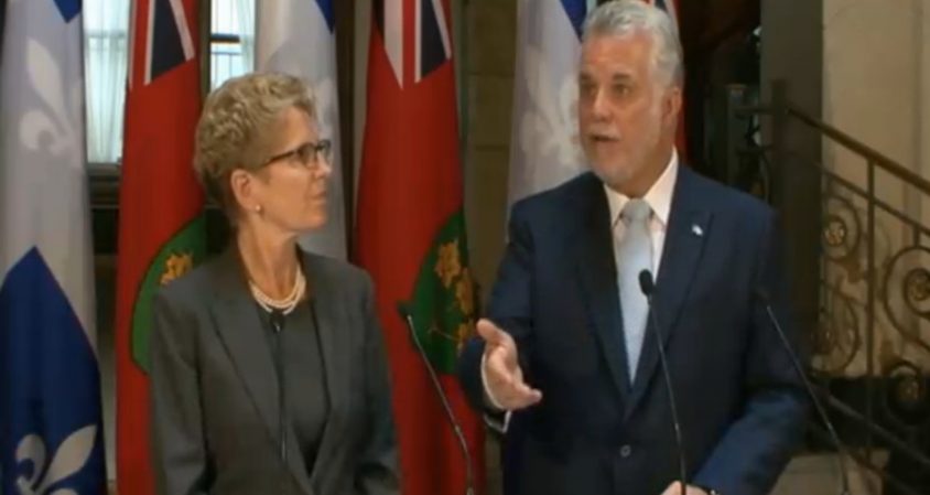 Ontario-Quebec energy deal a ‘win-win-Wynne,” Premier says