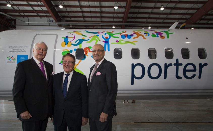 Seen: Porter Airlines unveils specially decorated Pan Am Games planes