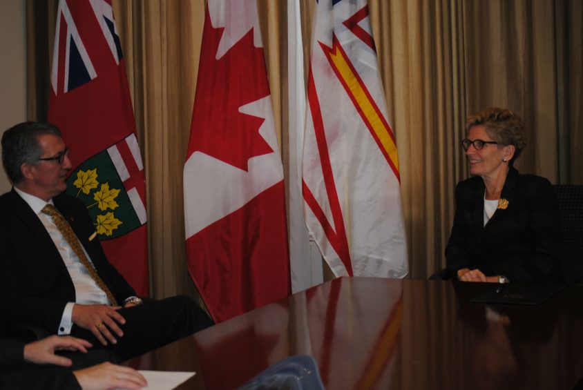 Wynne talks energy with Newfoundland premier