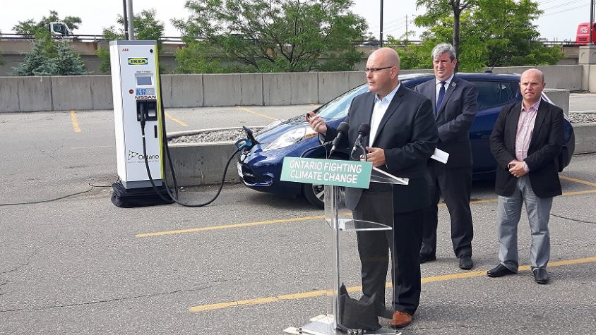 Ontario installing 500 electric vehicle charging stations – but prices may vary