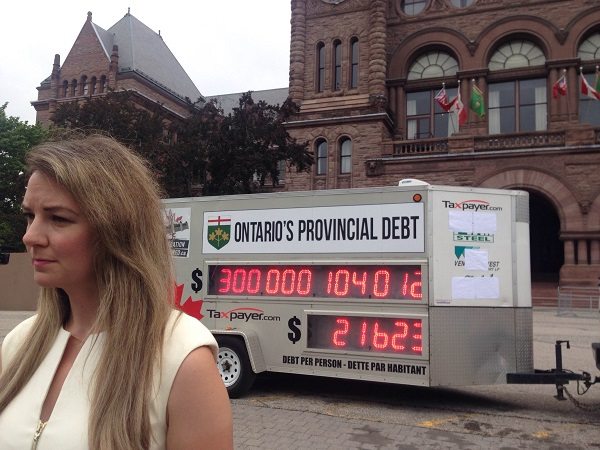 Ontario’s debt clock rolls over to $300 billion