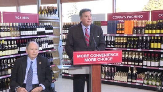 Seen: Oft-absent MPP Monte Kwinter at grocery store booze unveiling