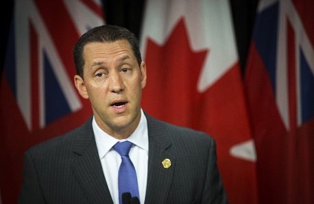 Minister of Community Safety and Correctional Services David Orazietti resigning from Ontario politics