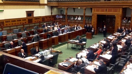 Tories exit chamber en masse after Speaker shuts down questions on Election Act charges