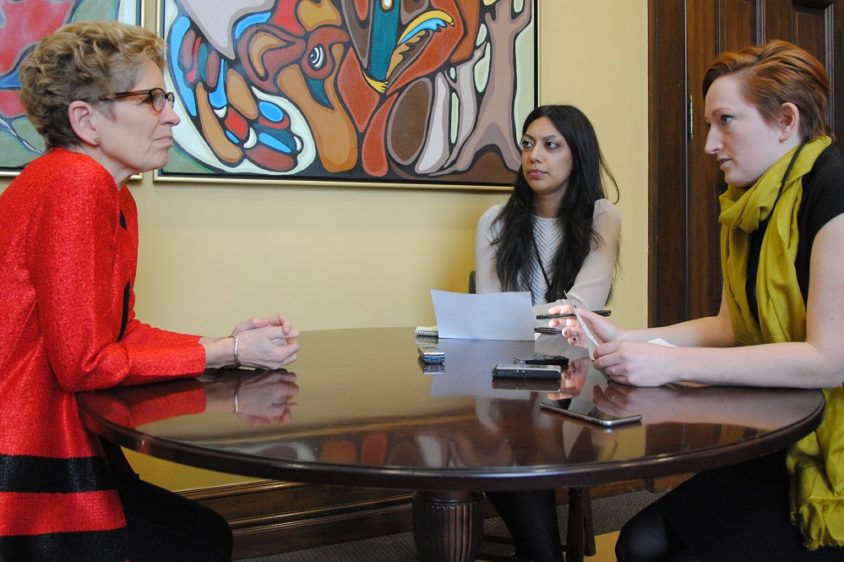 "I’m going to deal with the truth," of disappearing jobs of the past, says Wynne