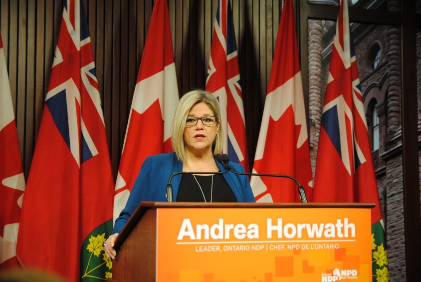 Andrea Horwath teases hydro relief platform ahead of spring sitting