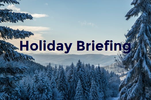 Your holiday morning briefing