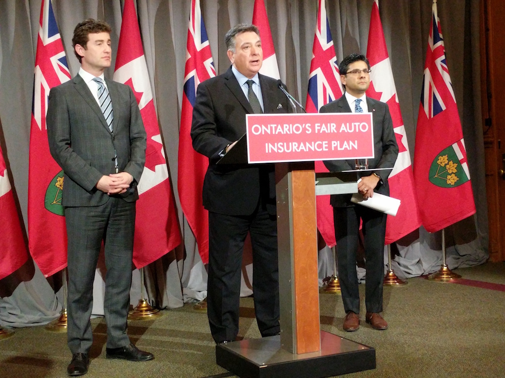 Liberal government unveils Ontario Fair Auto Insurance Plan