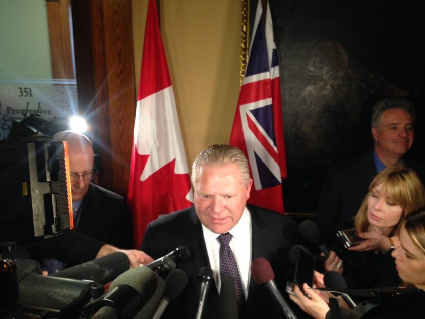 Doug Ford unveils hydro plan adopted from Patrick Brown's People's Guarantee