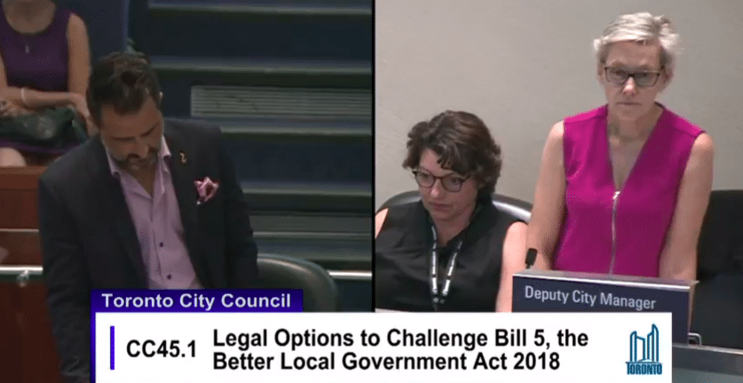 Toronto city council approves legal challenge of Better Local Government Act