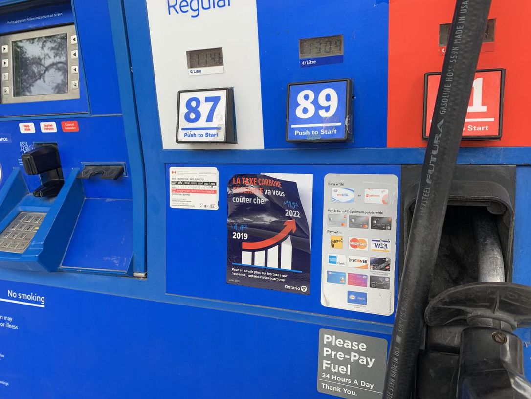 Court strikes down Ford government's mandatory gas pump sticker law