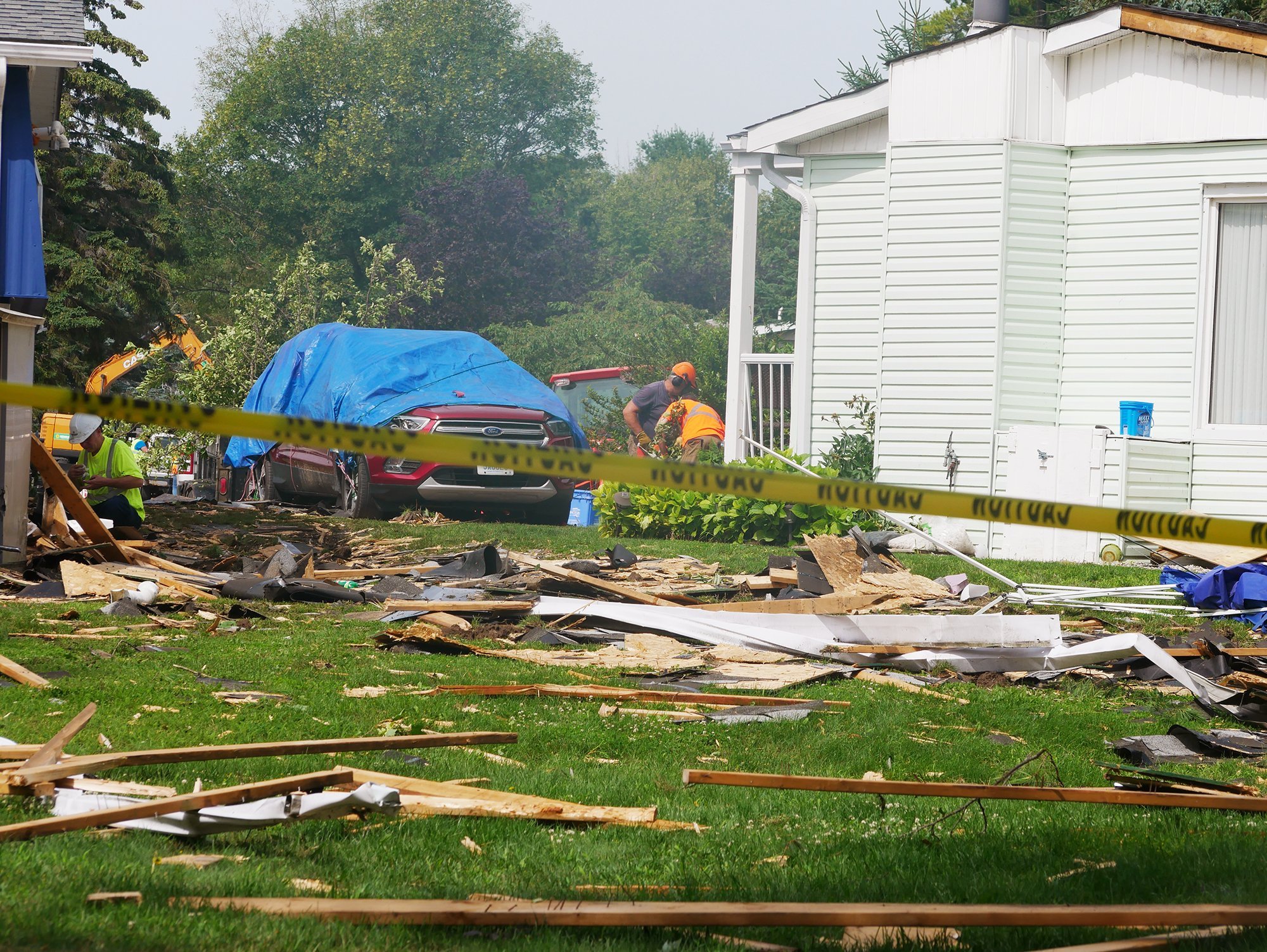 'It’s just shocking, it’s heartbreaking': Premier surveys damage after tornado hits Barrie