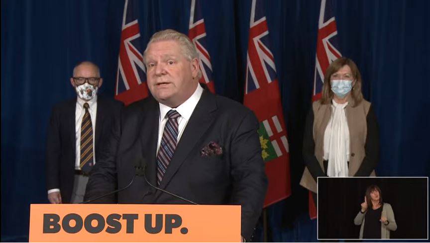 Premier Ford announces 'phased approach' to start lifting restrictions Jan. 31