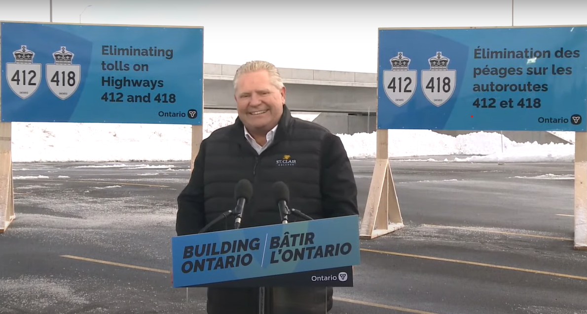 Ford ditches tolls for Highways 412 and 418 starting April 5