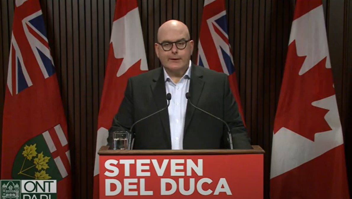 Del Duca says he's not averse to pre-election child-care deal by Ford government