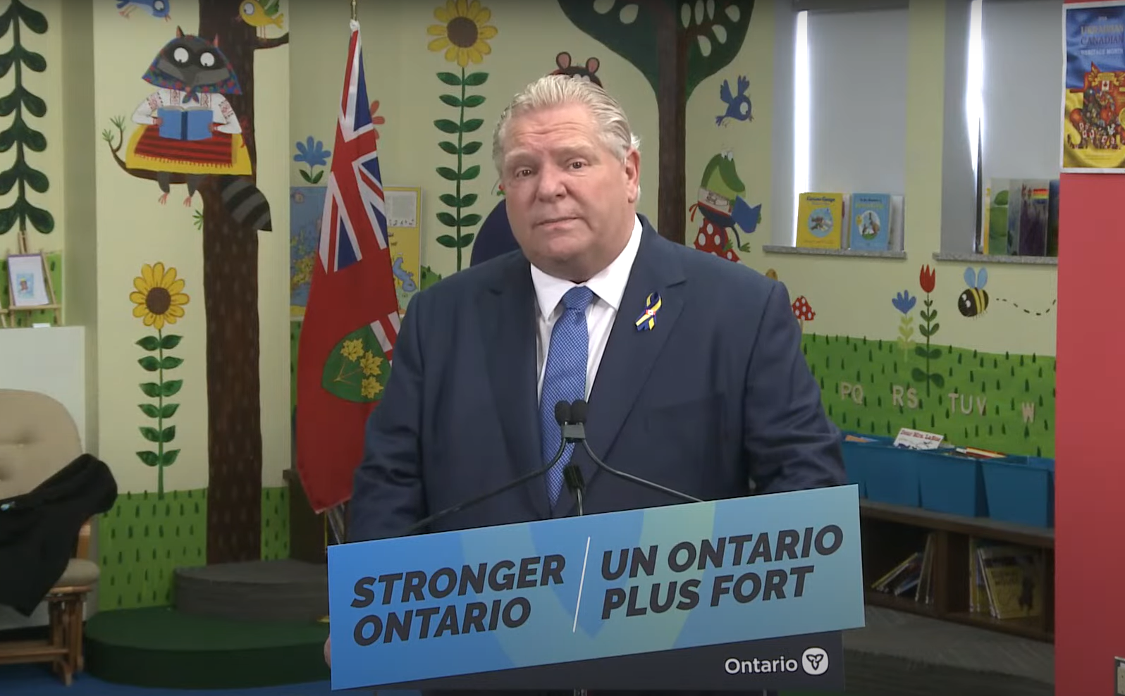 Ford announces supports for Ukrainian refugees, comments on fourth doses