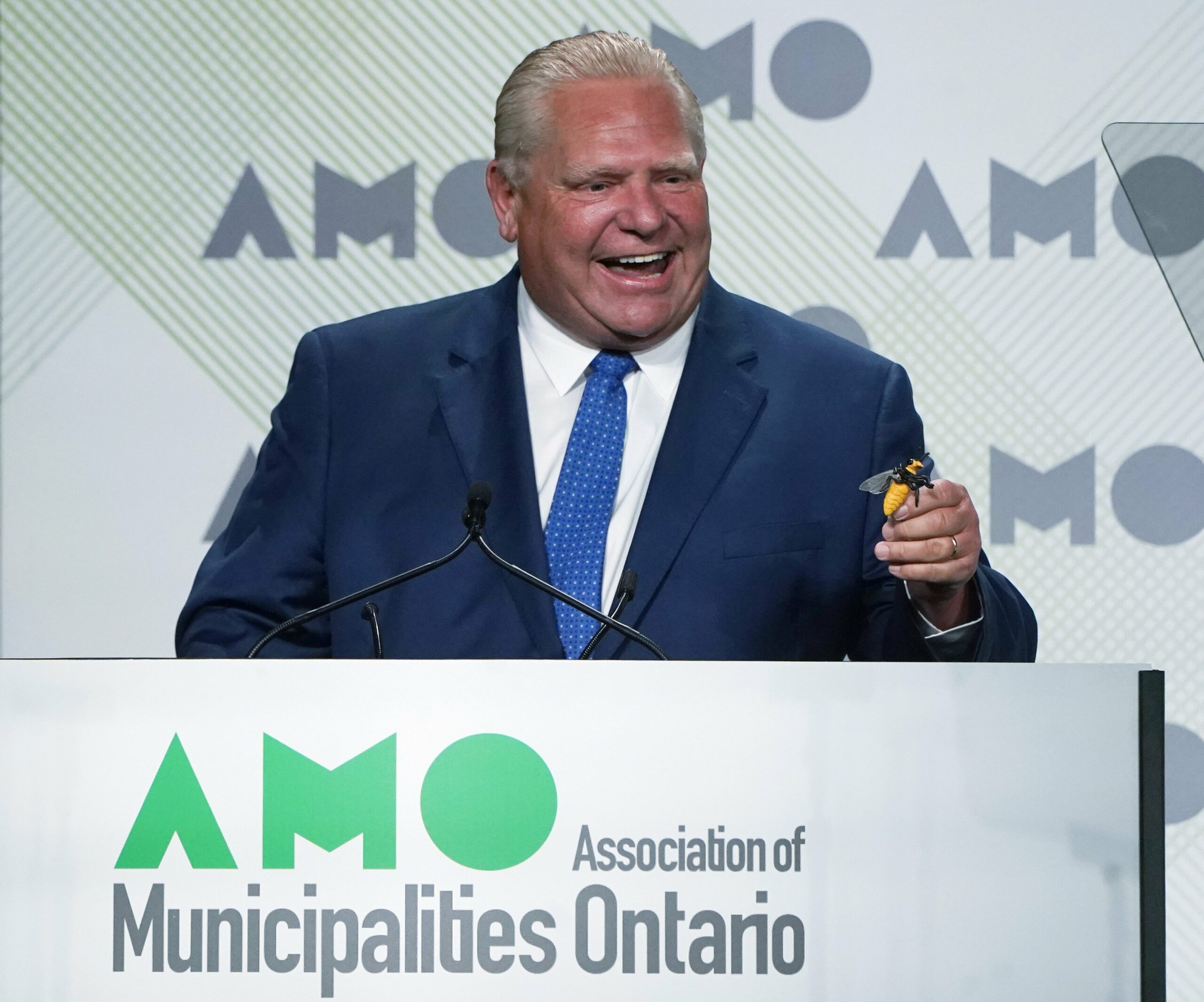 AMO 2022: Ford gets crowd buzzing with bee joke, 'strong mayor' promise