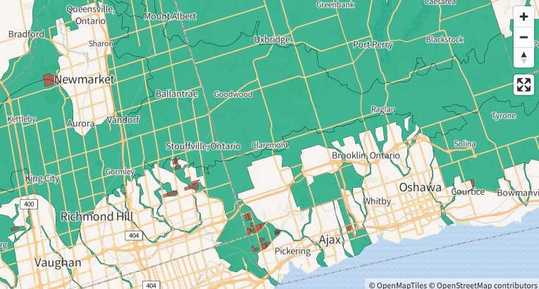 Interactive: Explore developers' Greenbelt land in the GTA
