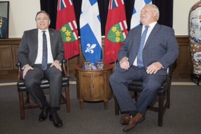 Legault and Ford, agreed on health, are rivals in attracting industry